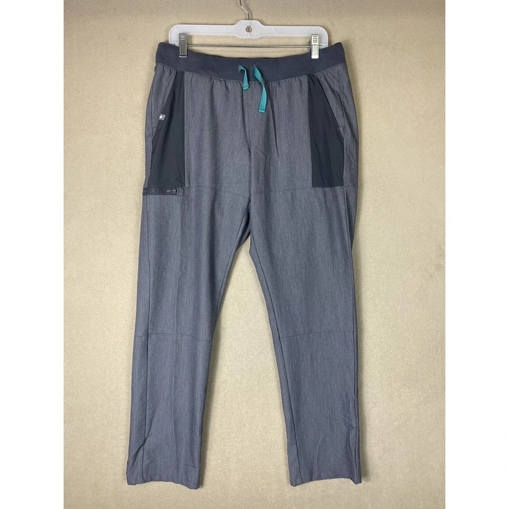 FIGS Scrub Pants Mens M Technical Collection Charcoal Gray W20SW2021 EUC